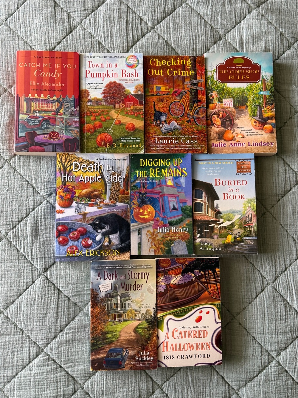 Fall Themed Cozy Mystery Book Bundle